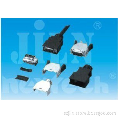 SCSI Plug cable connector for assembly welding cable connector